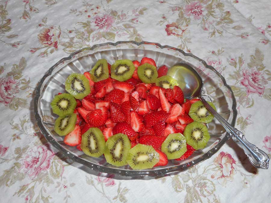 Strawberry Kiwi Salad - Inn on Maple Street Bed and Breakfast
